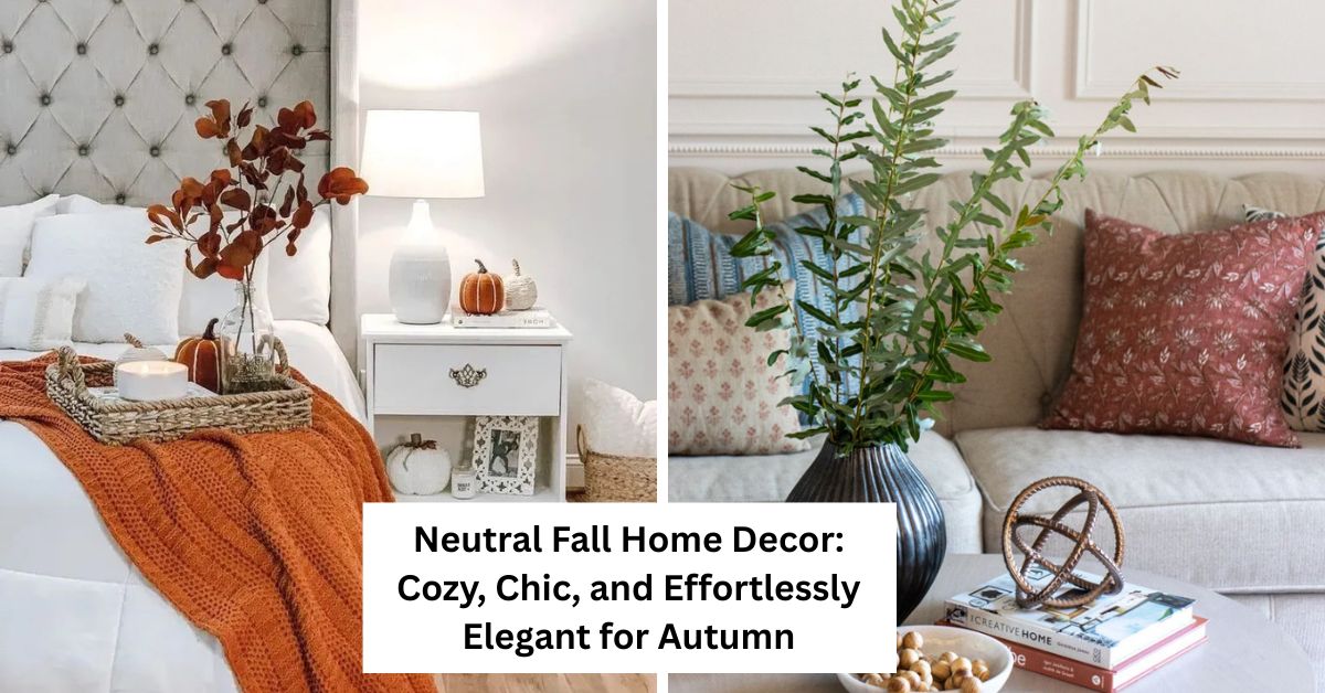Neutral Fall Home Decor: Cozy, Chic, and Effortlessly Elegant for Autumn
